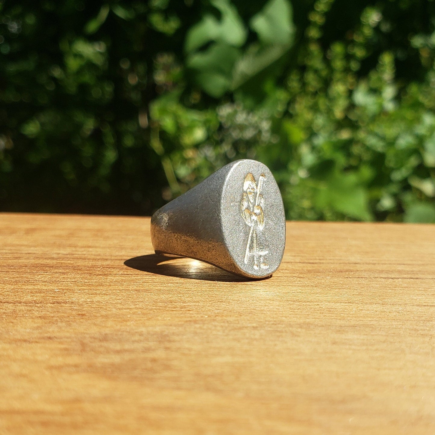 Odin wax seal signet ring