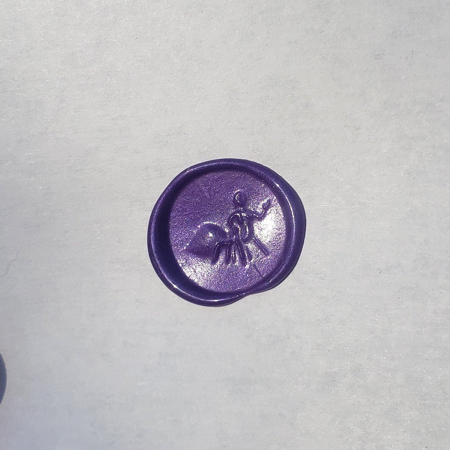 Arachne wax seal signet ring