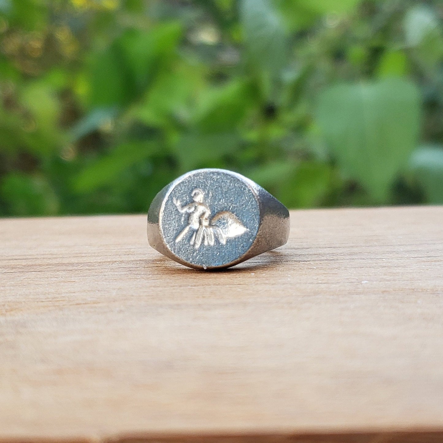 Arachne wax seal signet ring