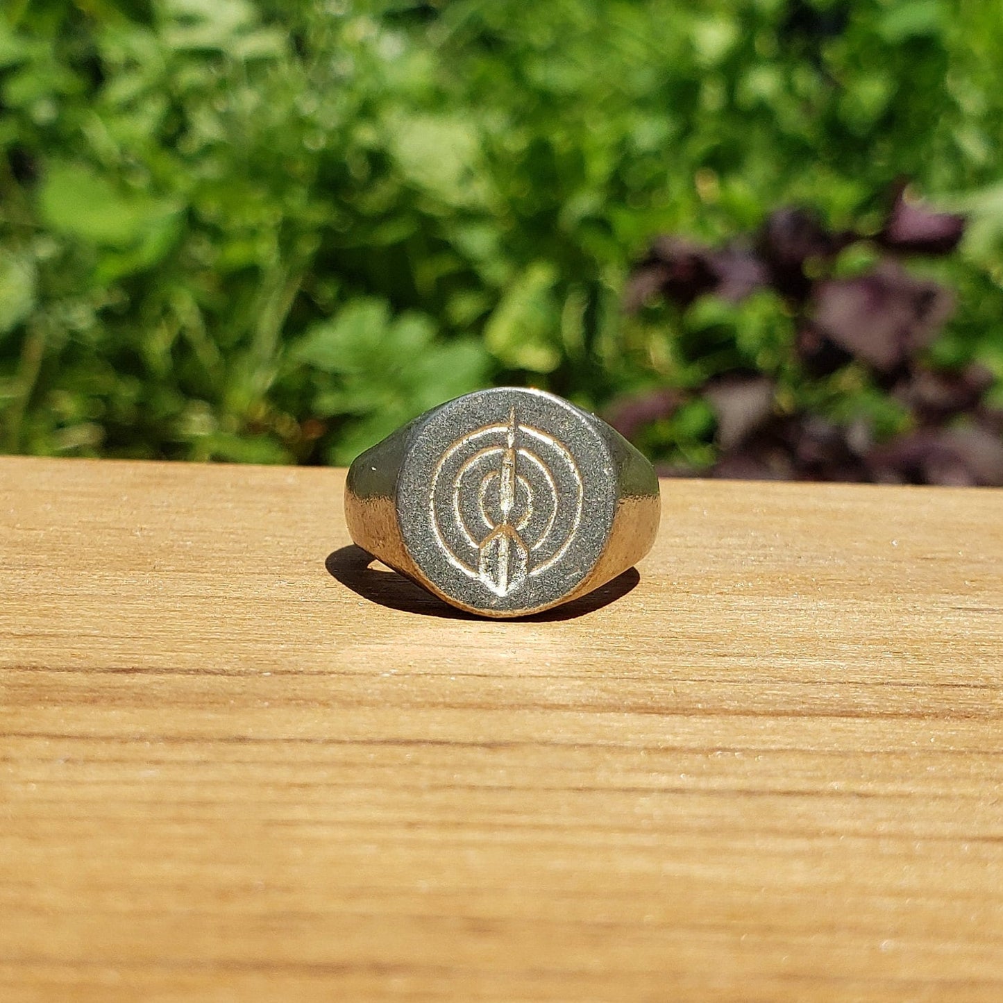 Darts wax seal signet ring