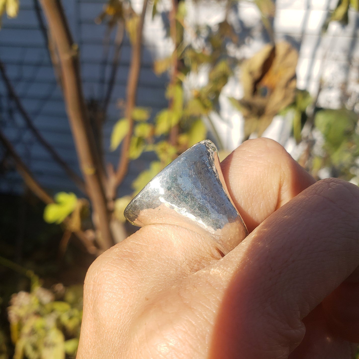 Ouroboros agate geode silver ring