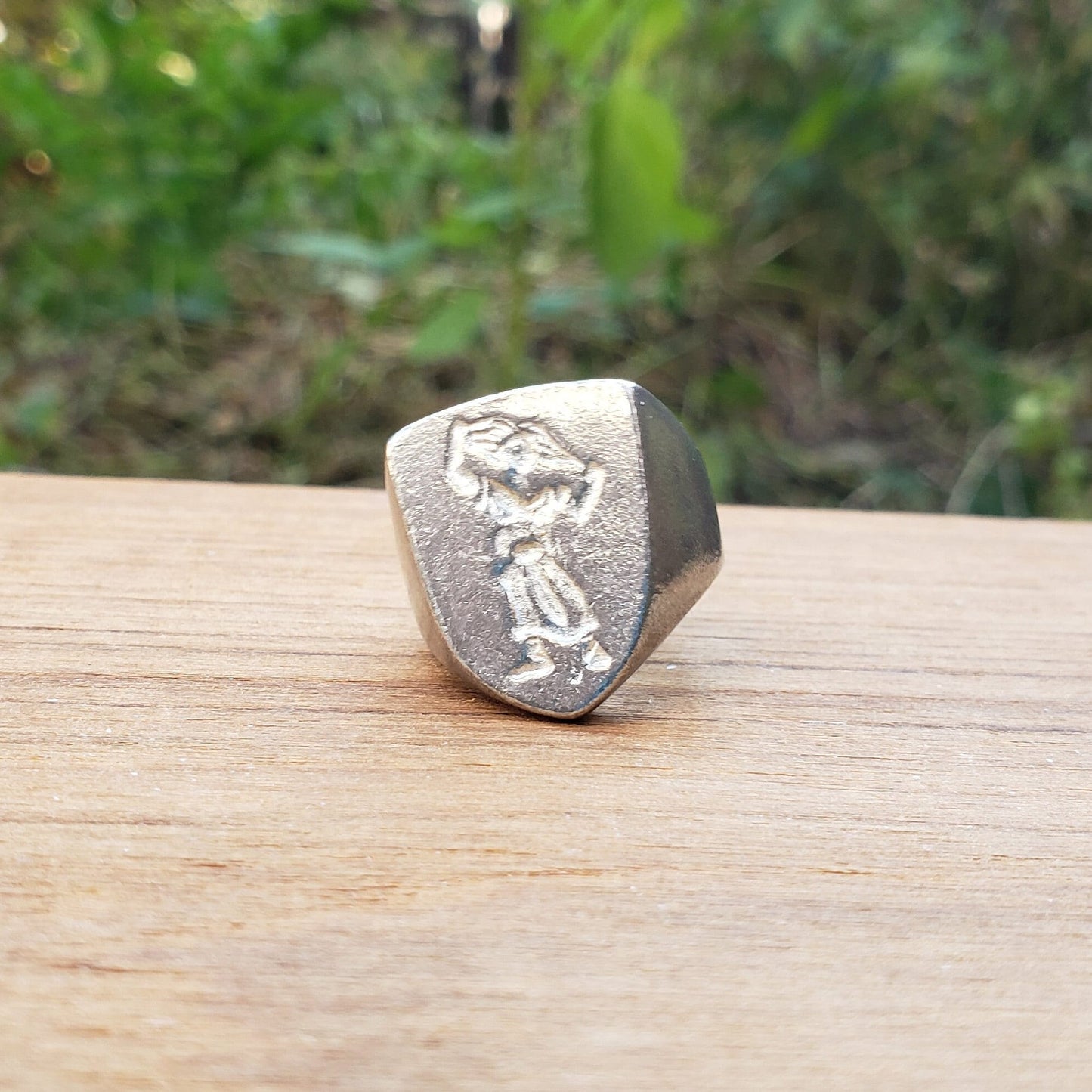 Cassandra wax seal signet ring