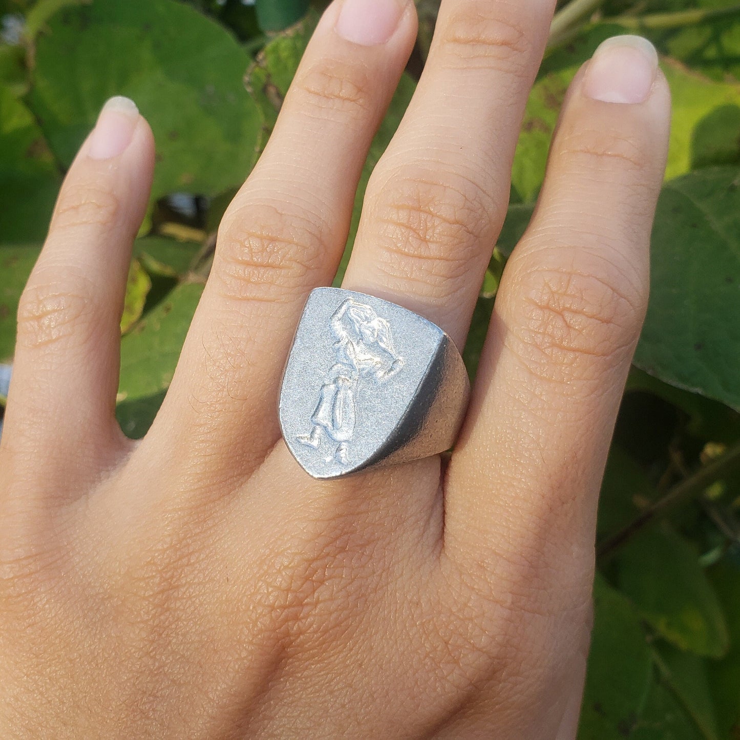 Cassandra wax seal signet ring