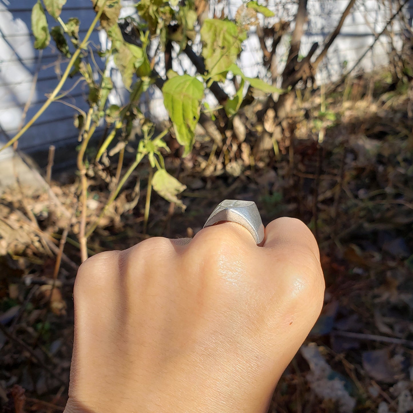 Broom wax seal signet ring