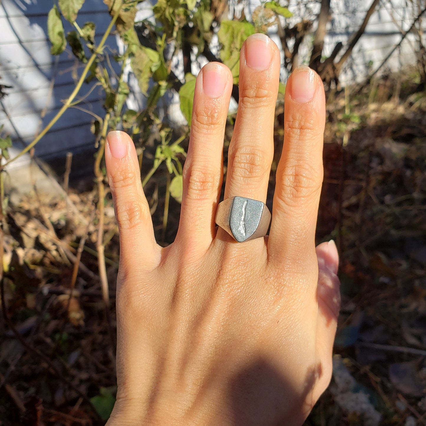 Broom wax seal signet ring