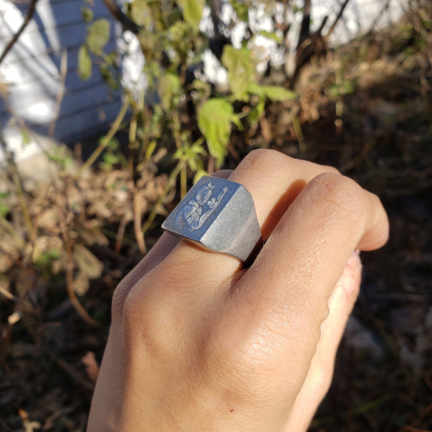 Life by the balls wax seal signet ring