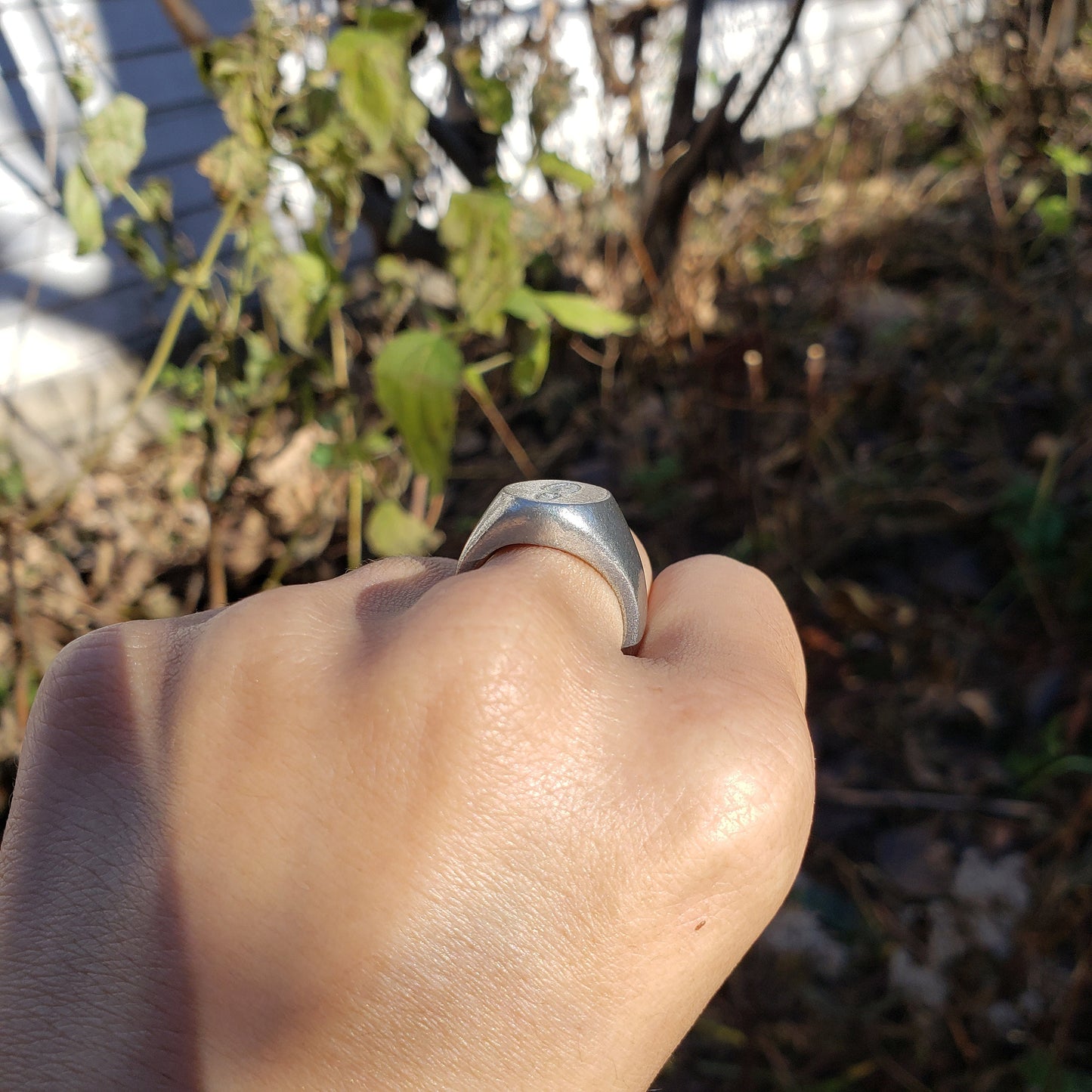 Trowel wax seal signet ring