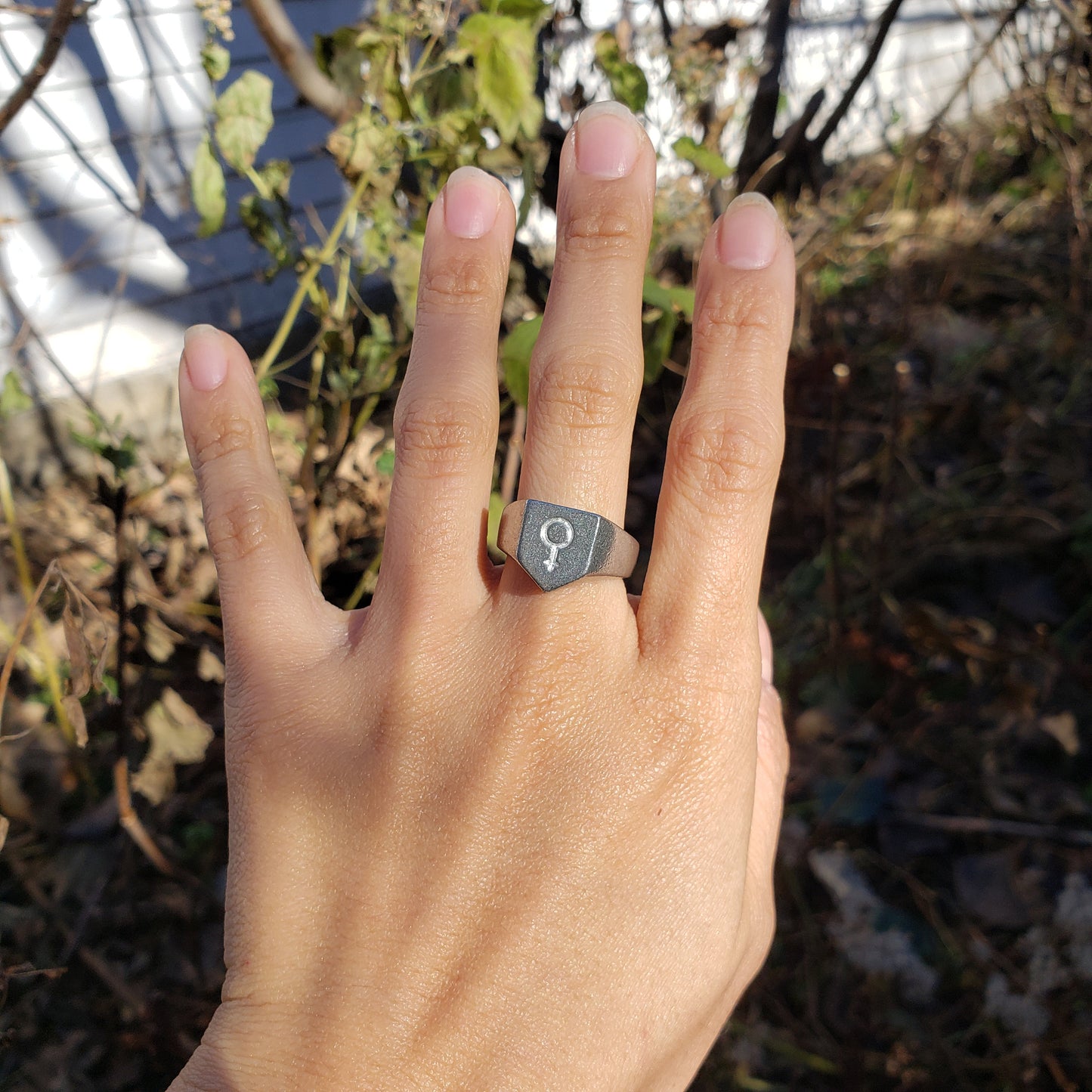 Venus sign wax seal signet ring