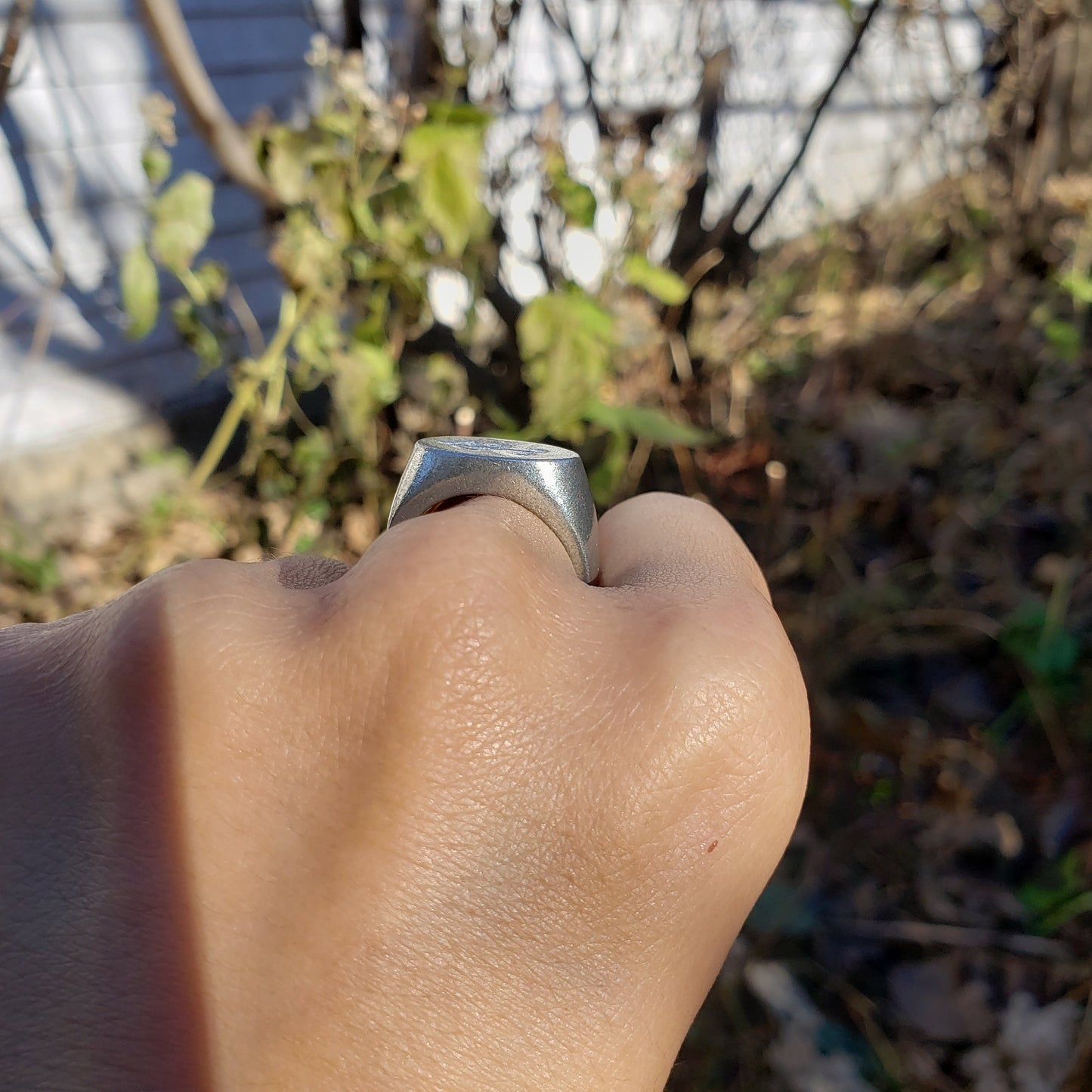 Wind wax seal signet ring