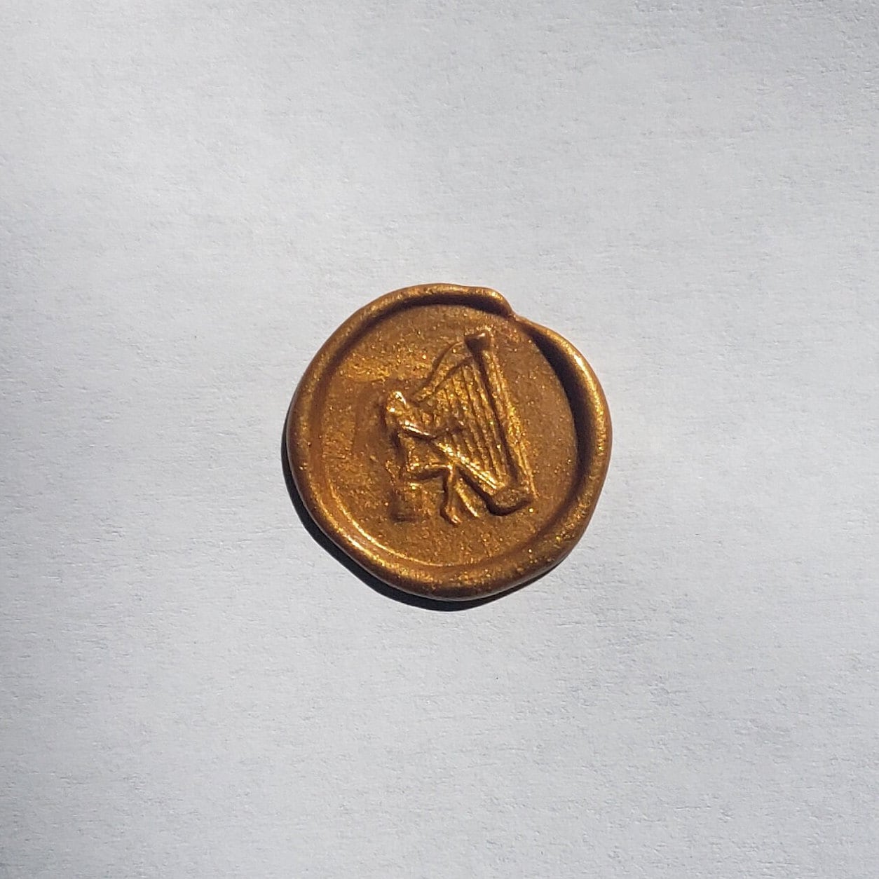 Harp wax seal signet ring