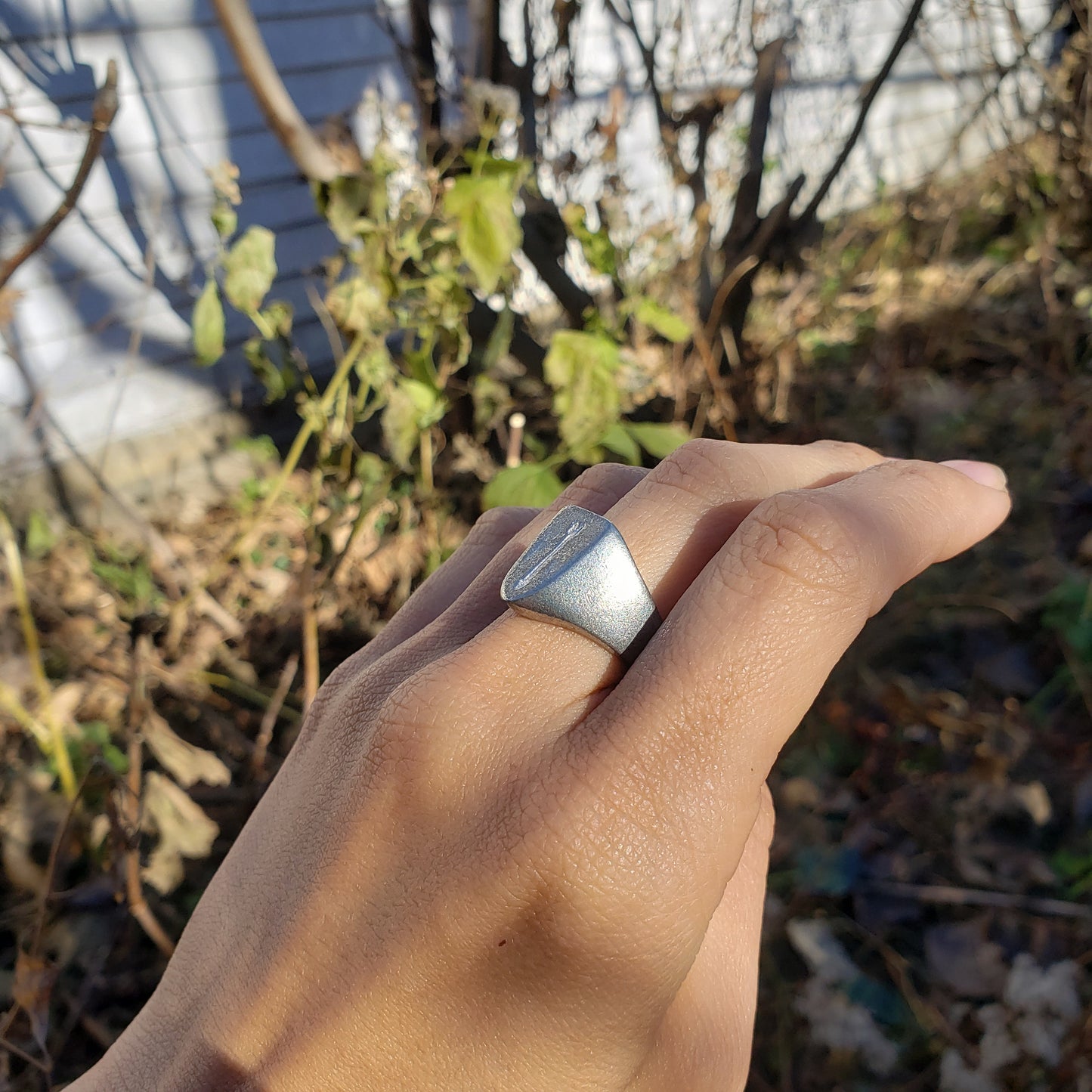 Arrow wax seal signet ring