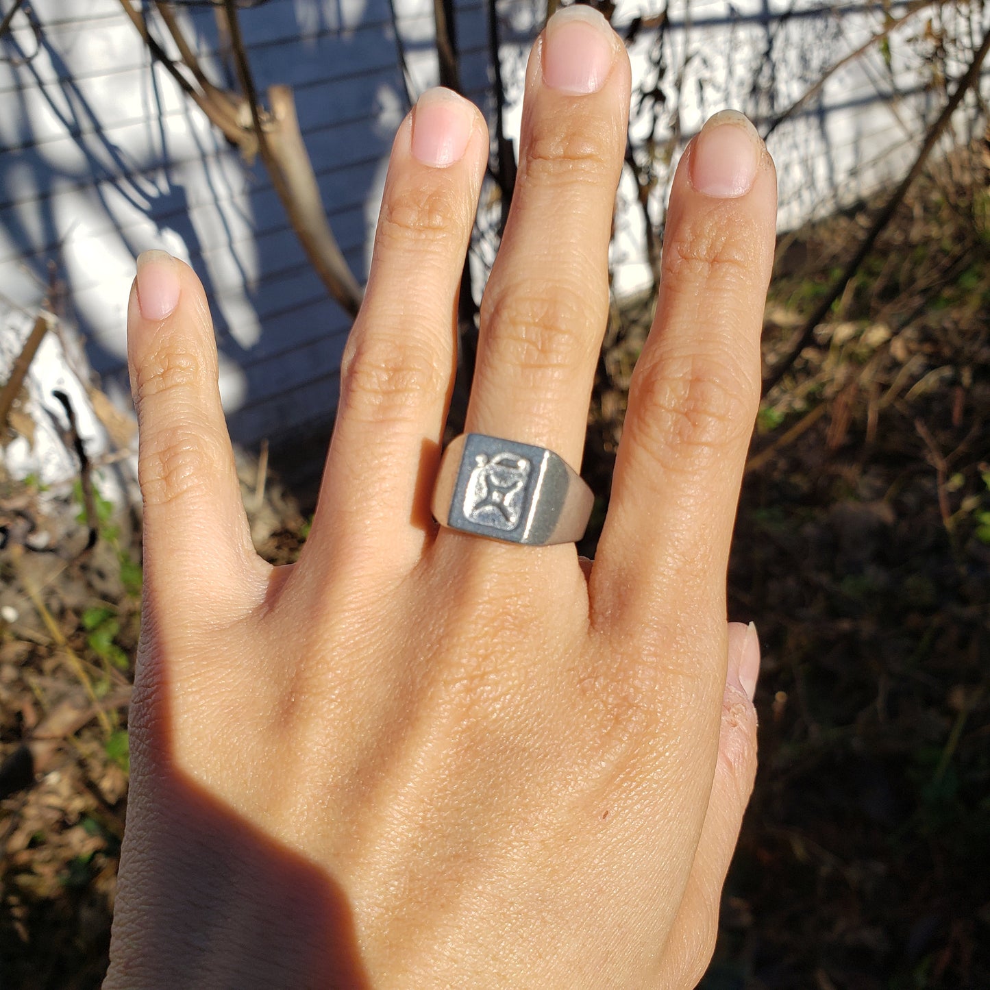 Jerry can wax seal signet ring