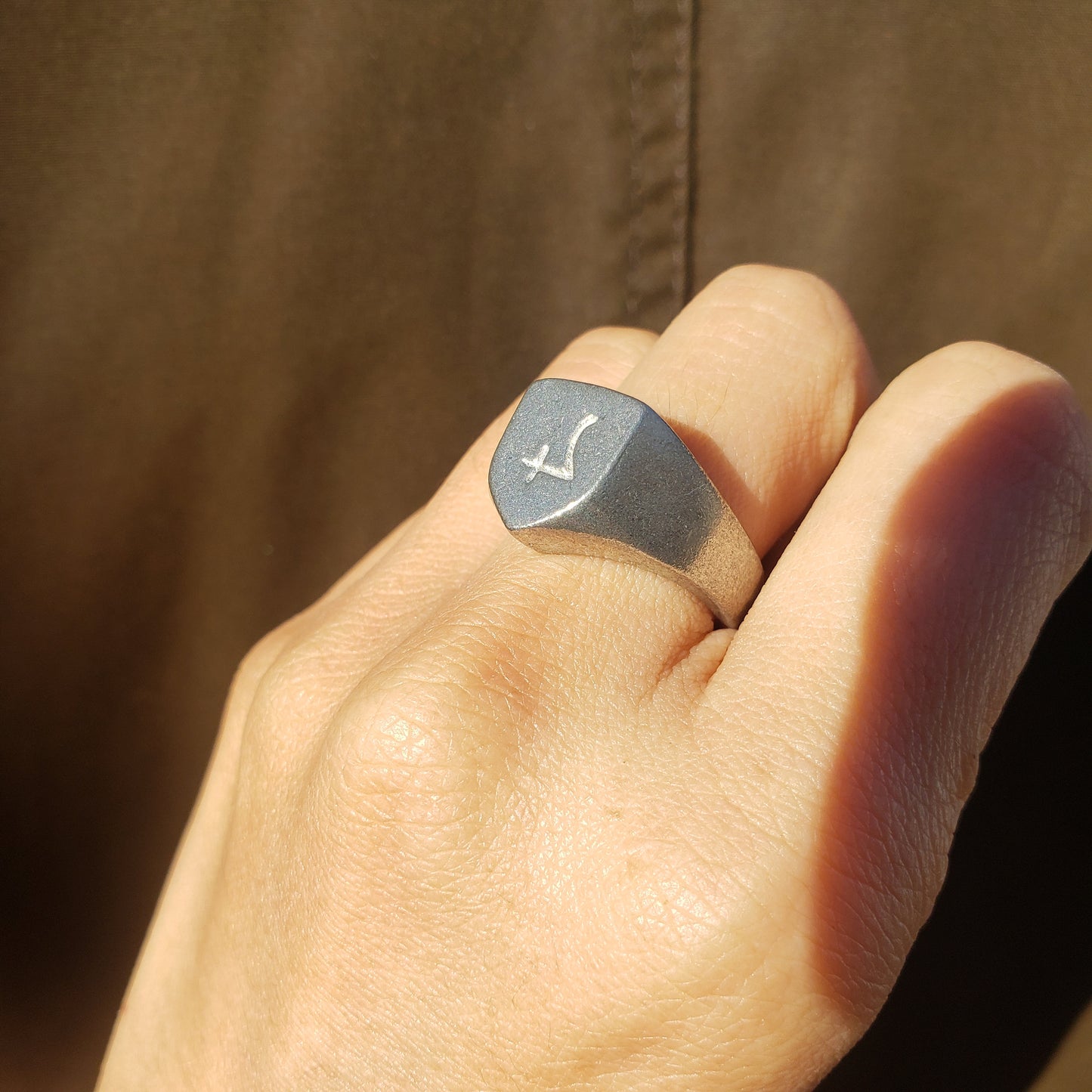 Jupiter sign wax seal signet ring