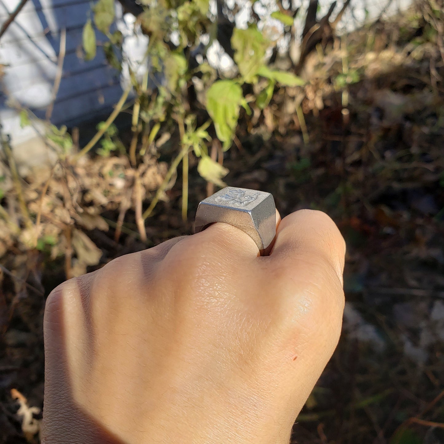 Life by the balls wax seal signet ring