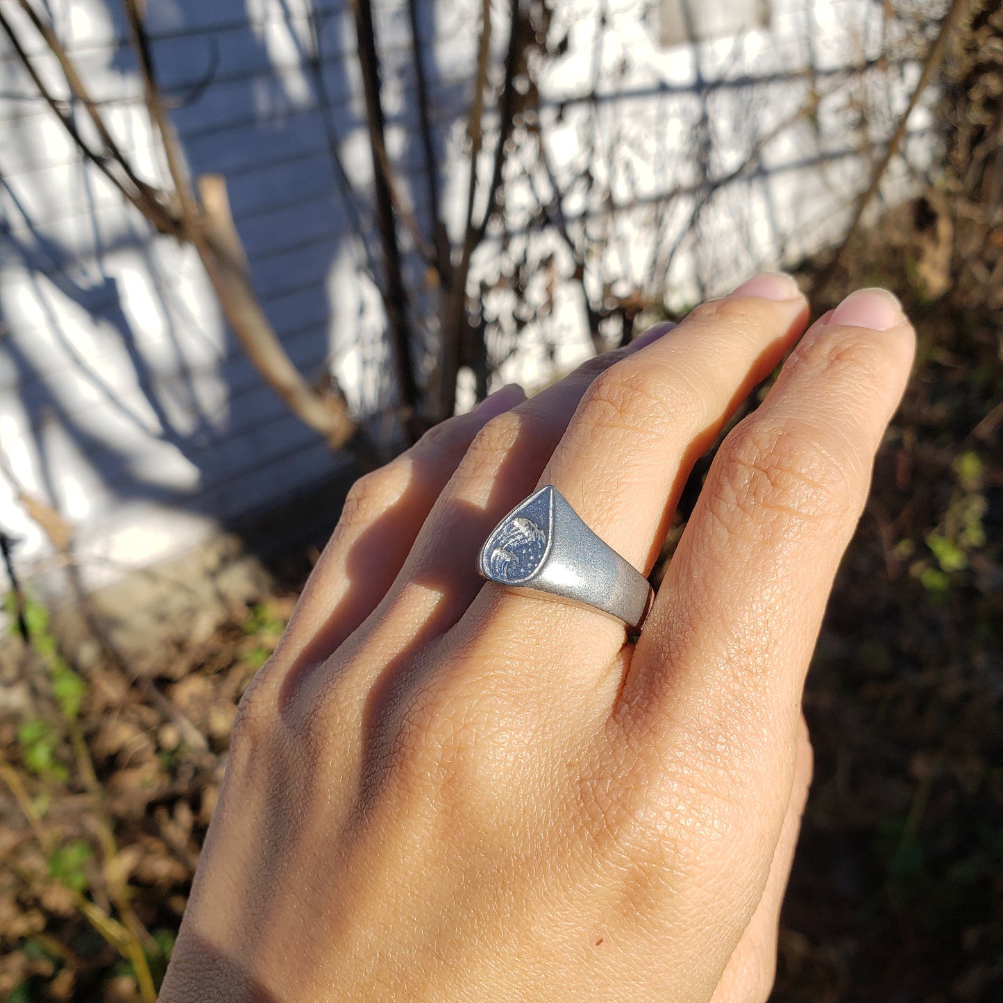 Water wax seal signet ring