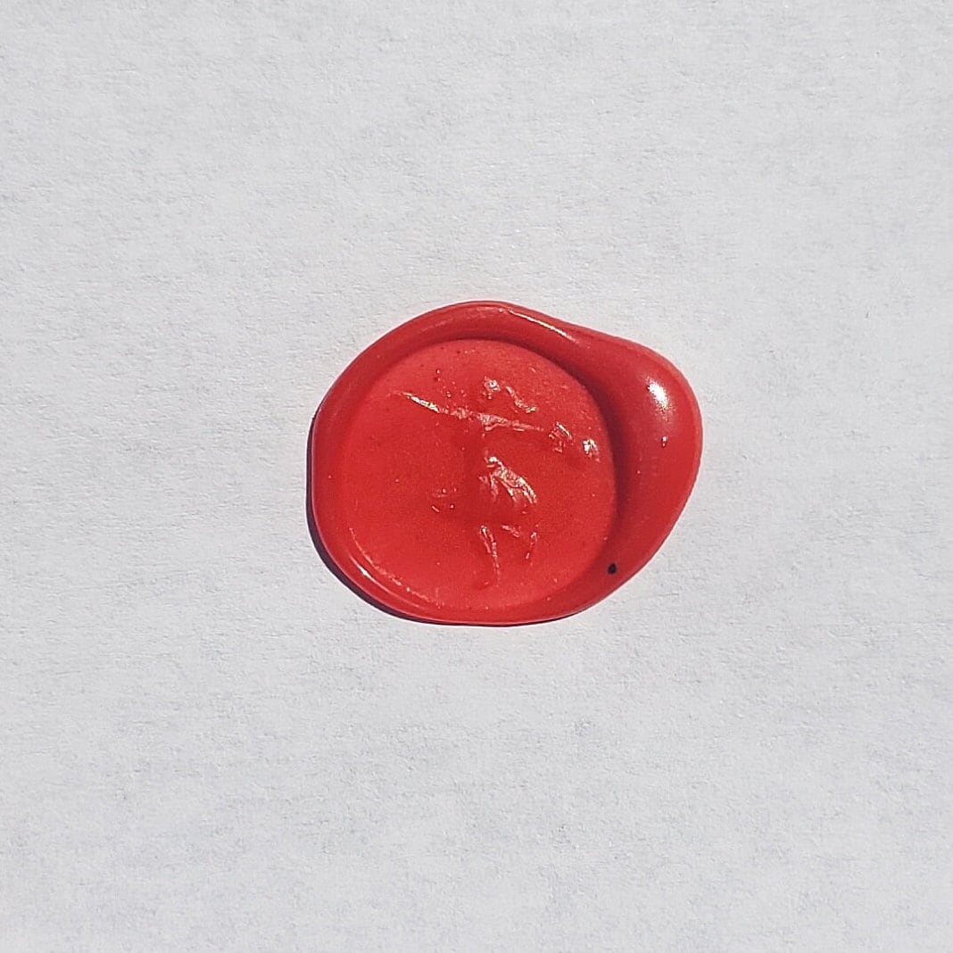 weight throw wax seal signet ring