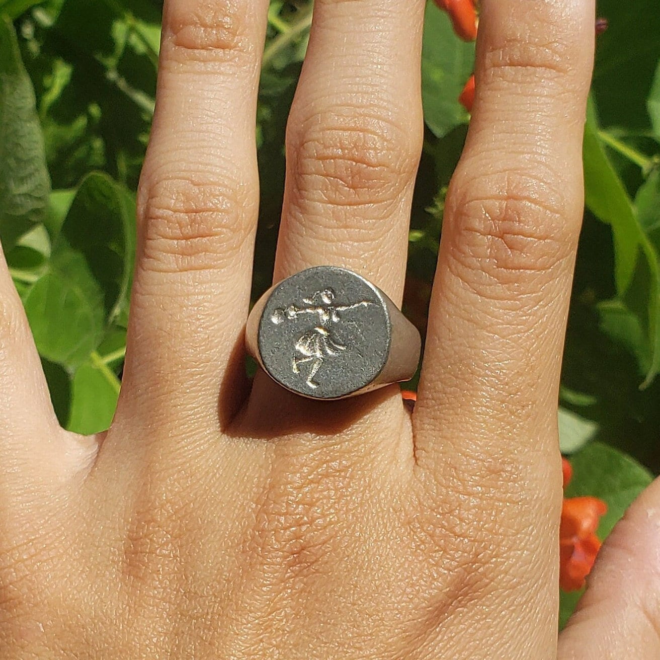 weight throw wax seal signet ring