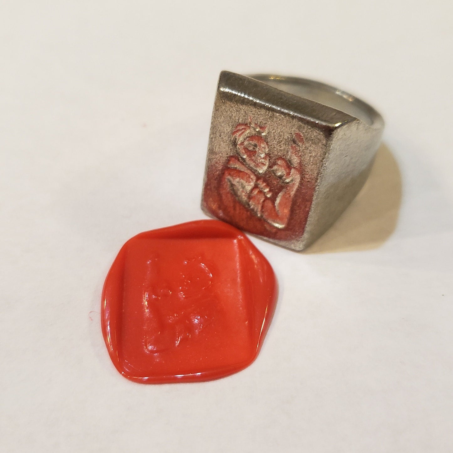 Life by the balls wax seal signet ring