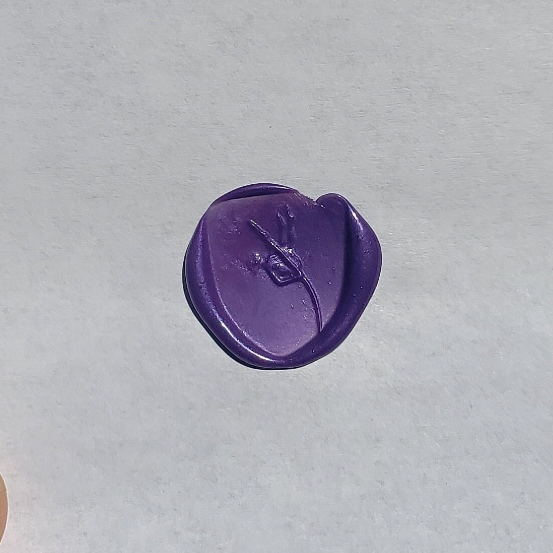 Pole vault wax seal signet ring