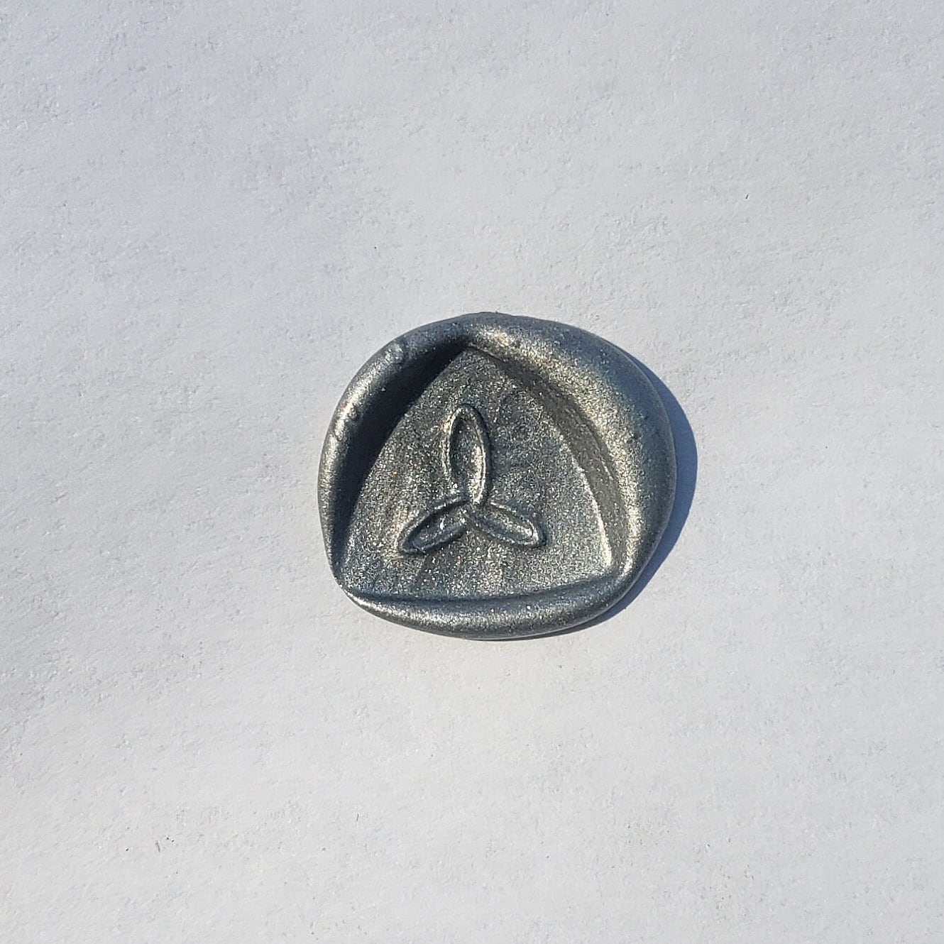 Triquetra wax seal signet ring