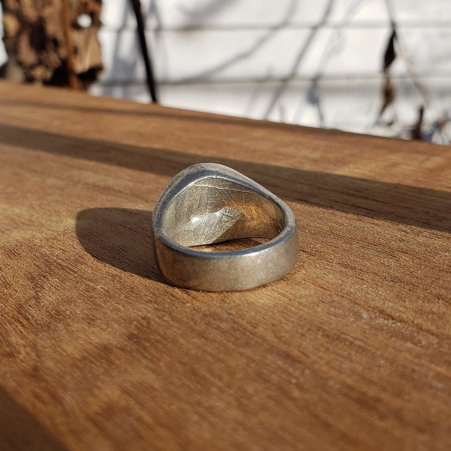 Biohazard wax seal signet ring