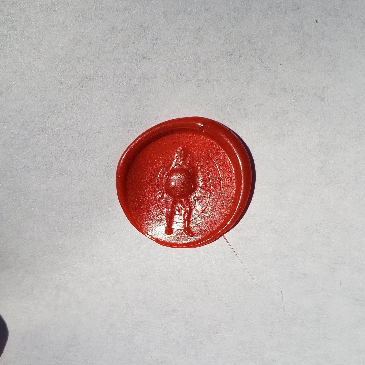 Embracing the sun wax seal signet ring