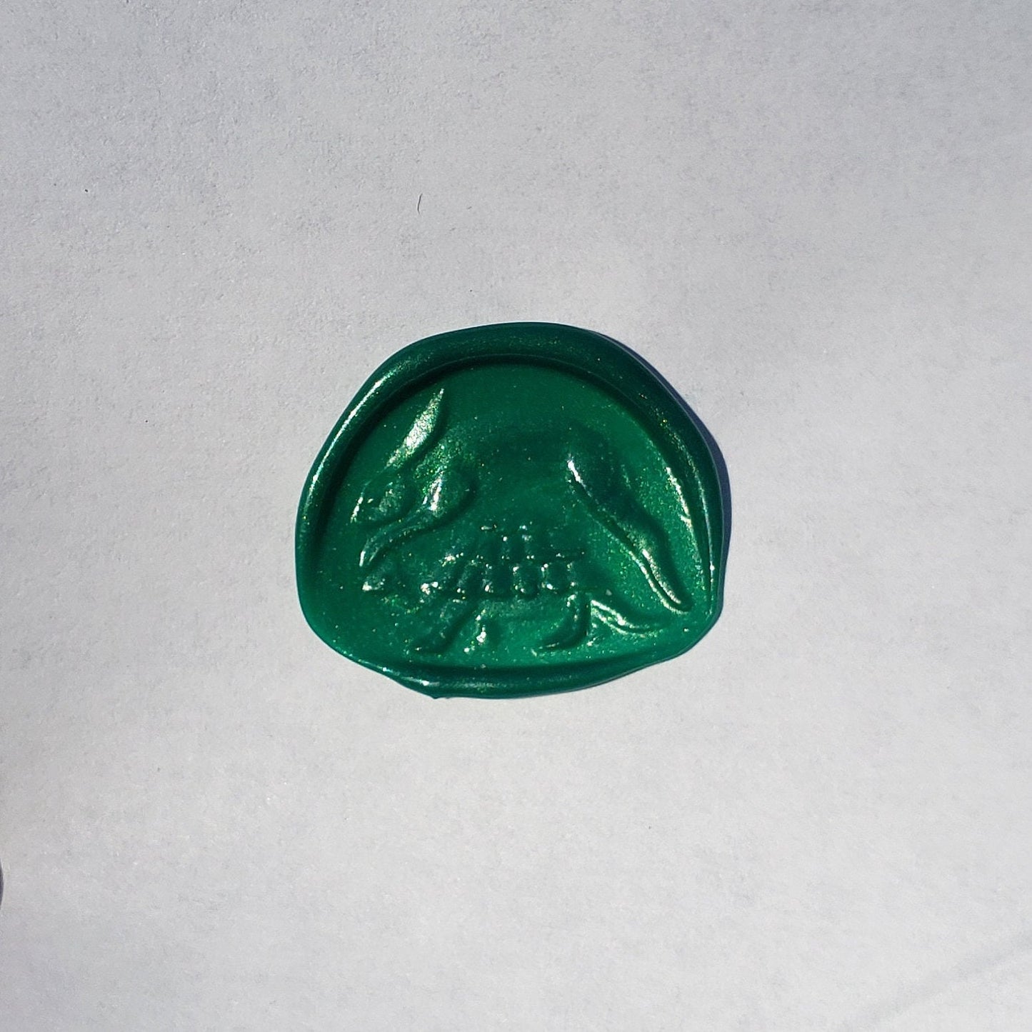 Tortoise and hare wax seal signet ring