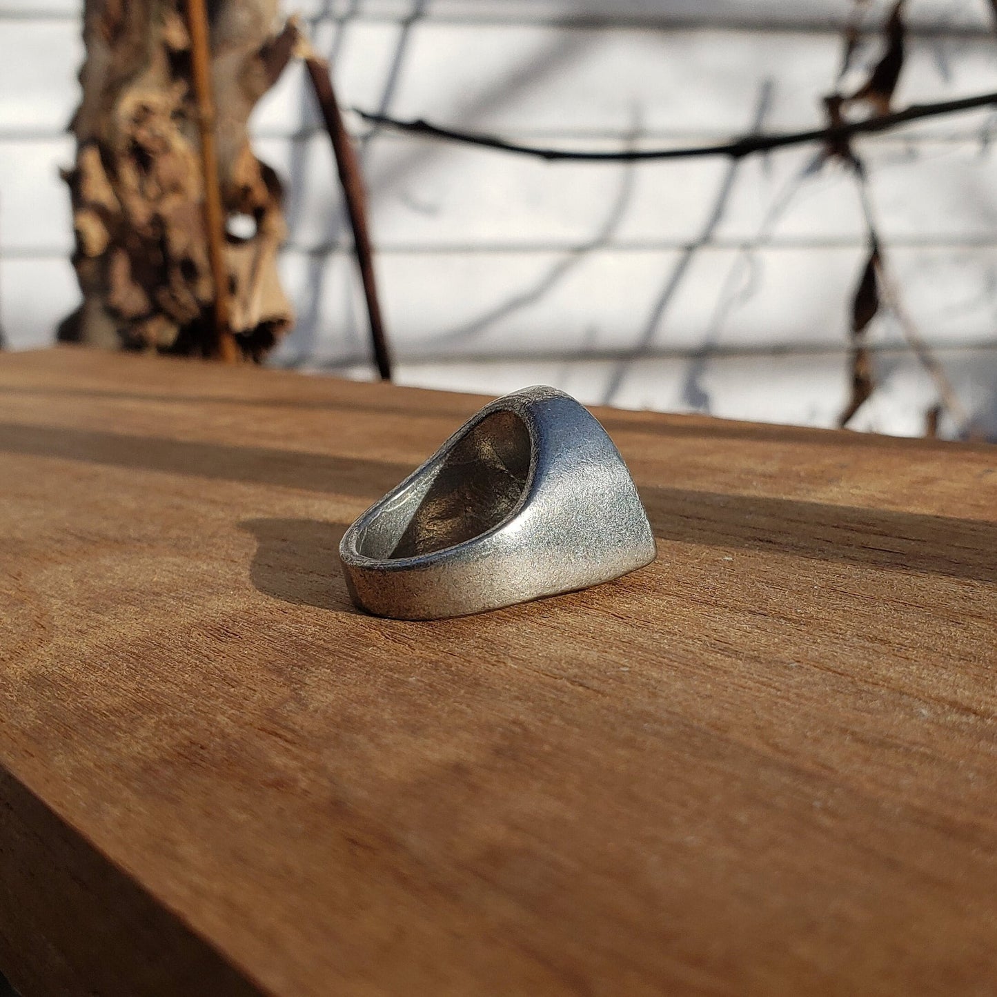 Tortoise and hare wax seal signet ring