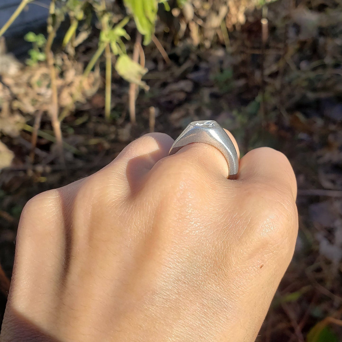 Fire wax seal signet ring