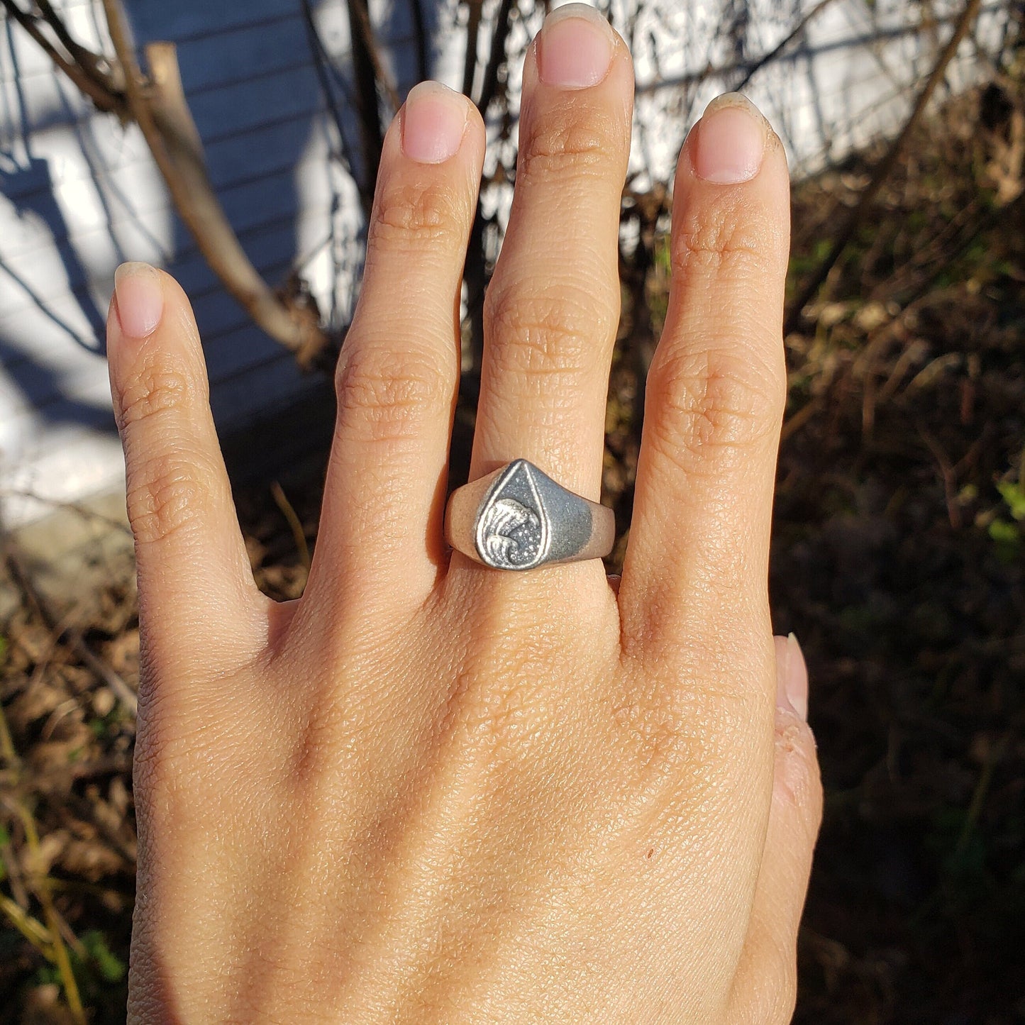 Water wax seal signet ring