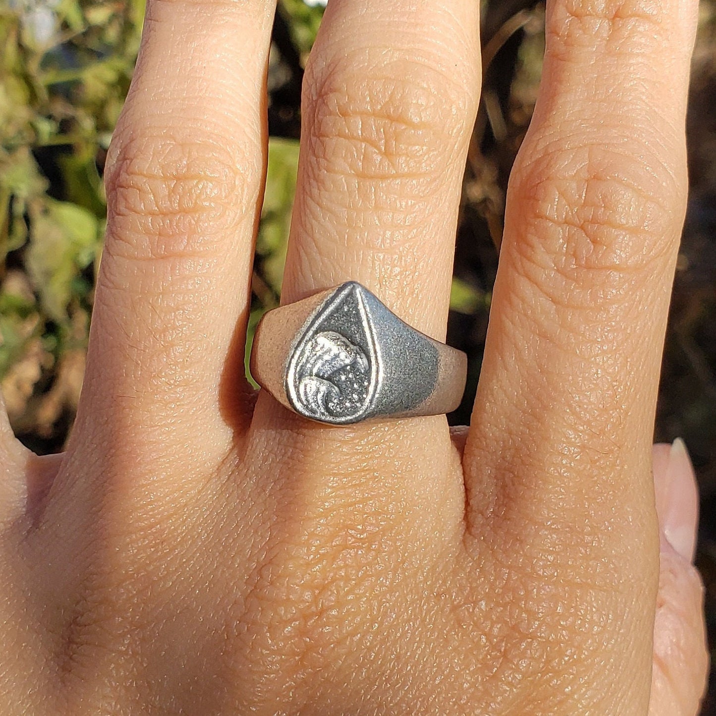 Water wax seal signet ring