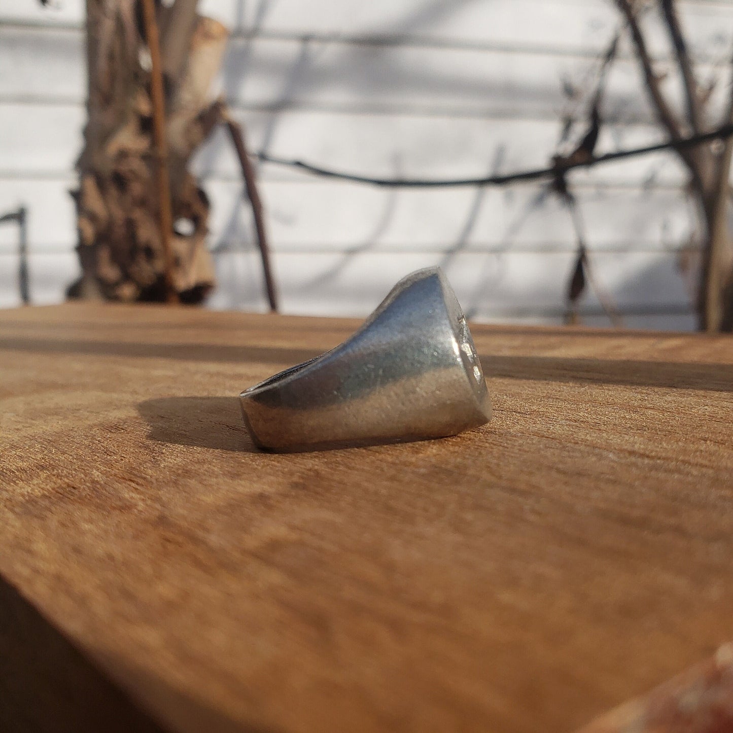 Anvil wax seal signet ring