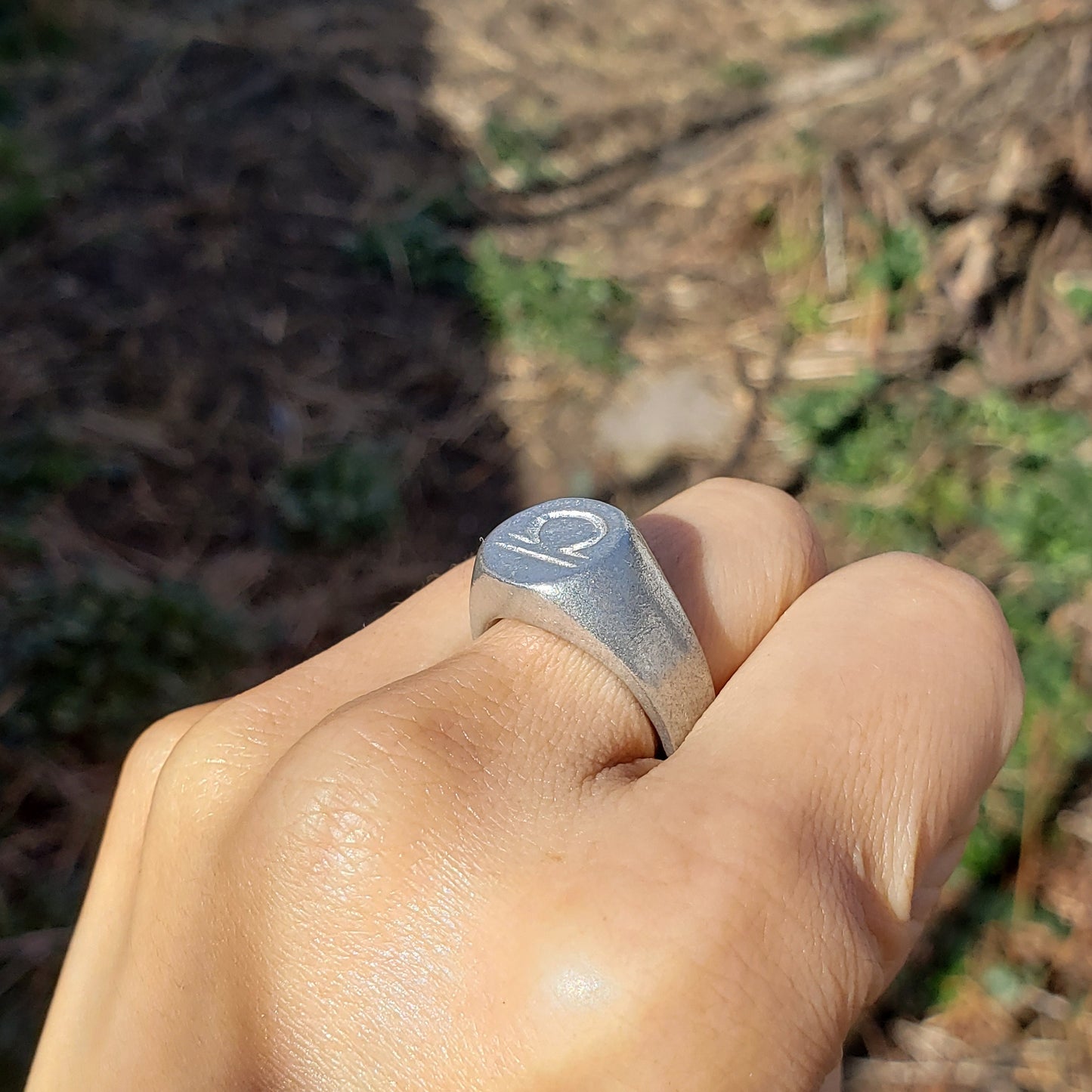 Libra sign wax seal signet ring