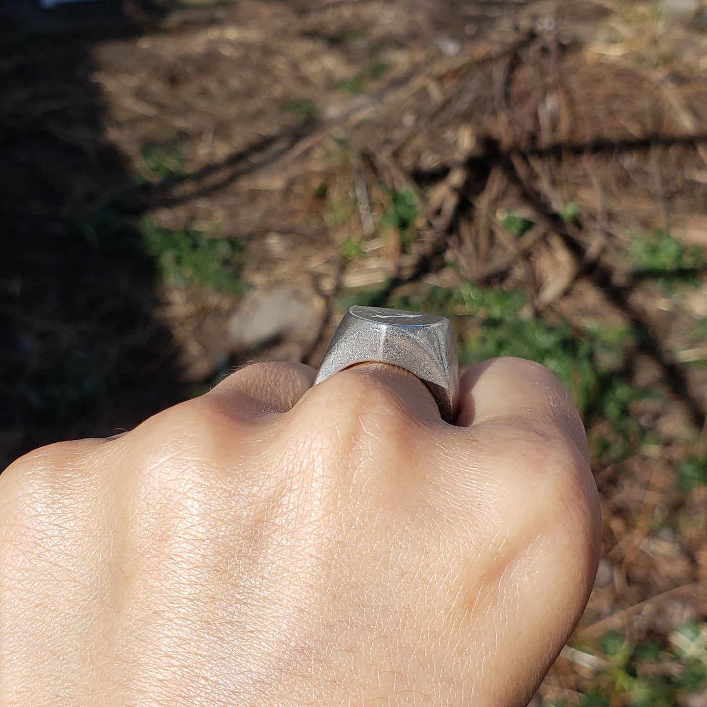 Sagittarius sign wax seal signet ring