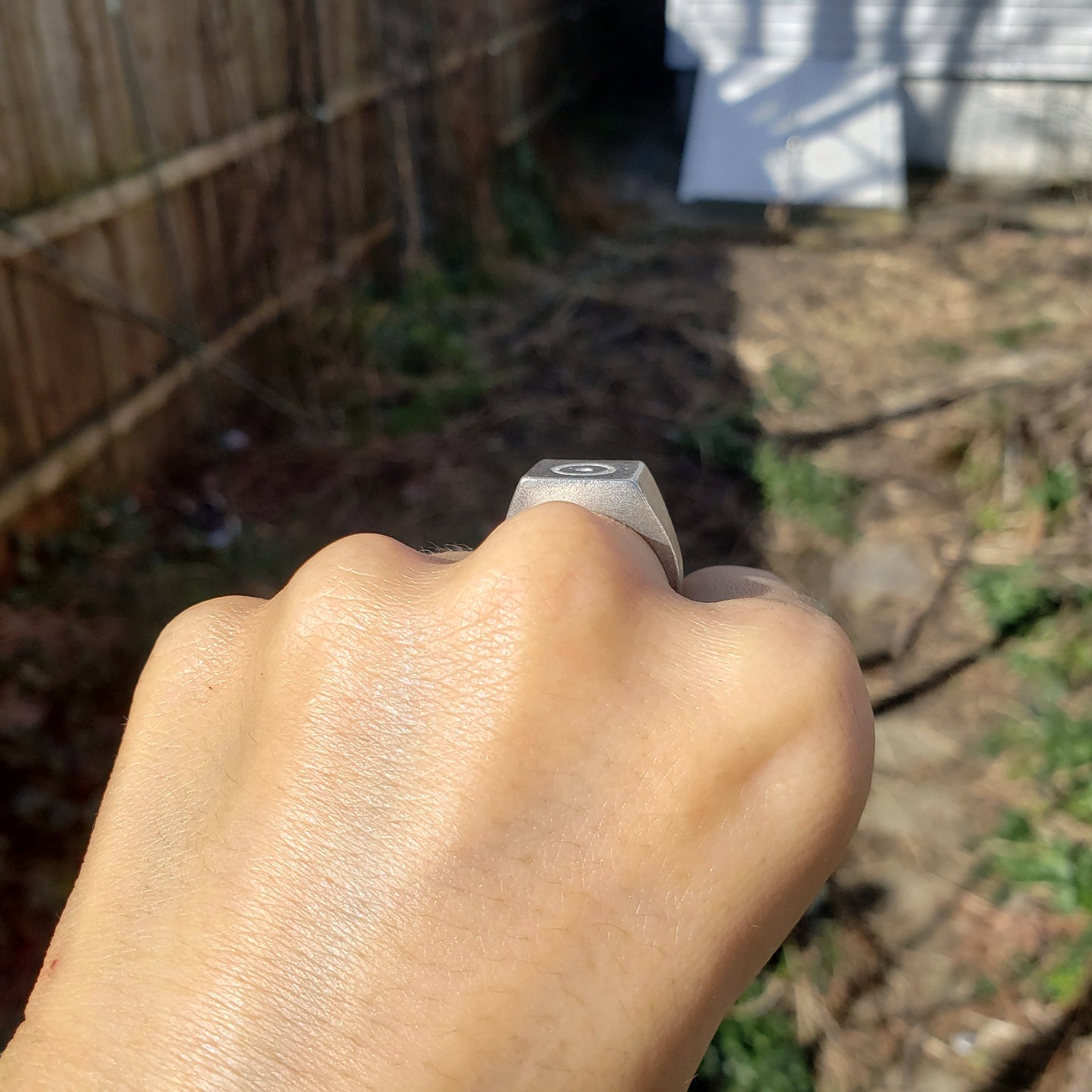 Sun sign wax seal signet ring