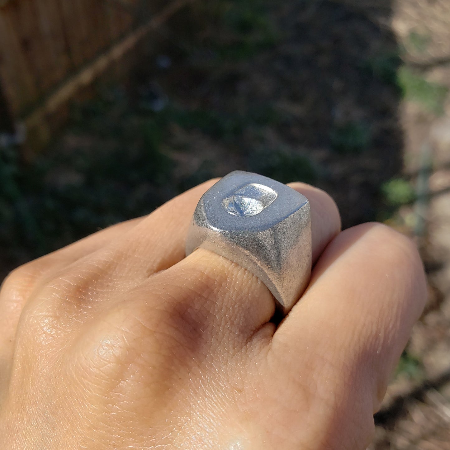 Baseball cap wax seal signet ring