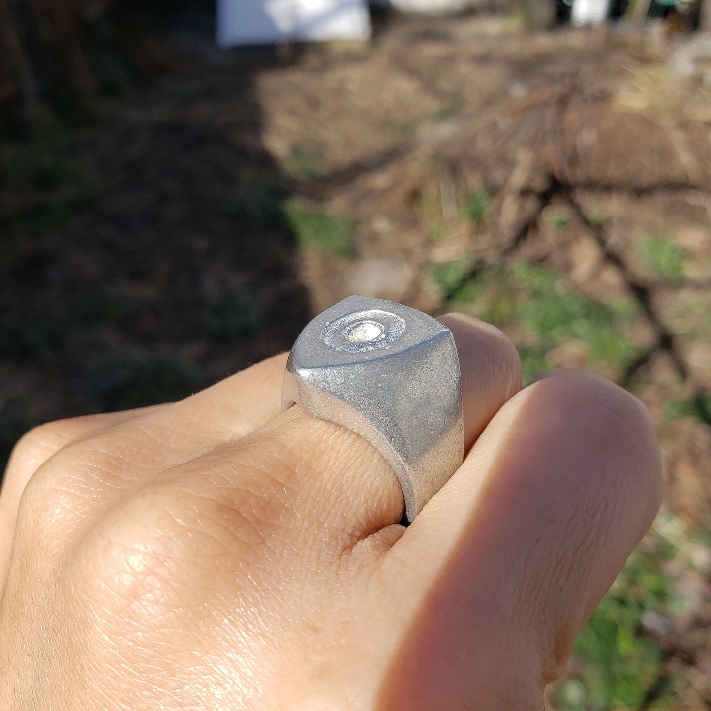 Fedora wax seal signet ring