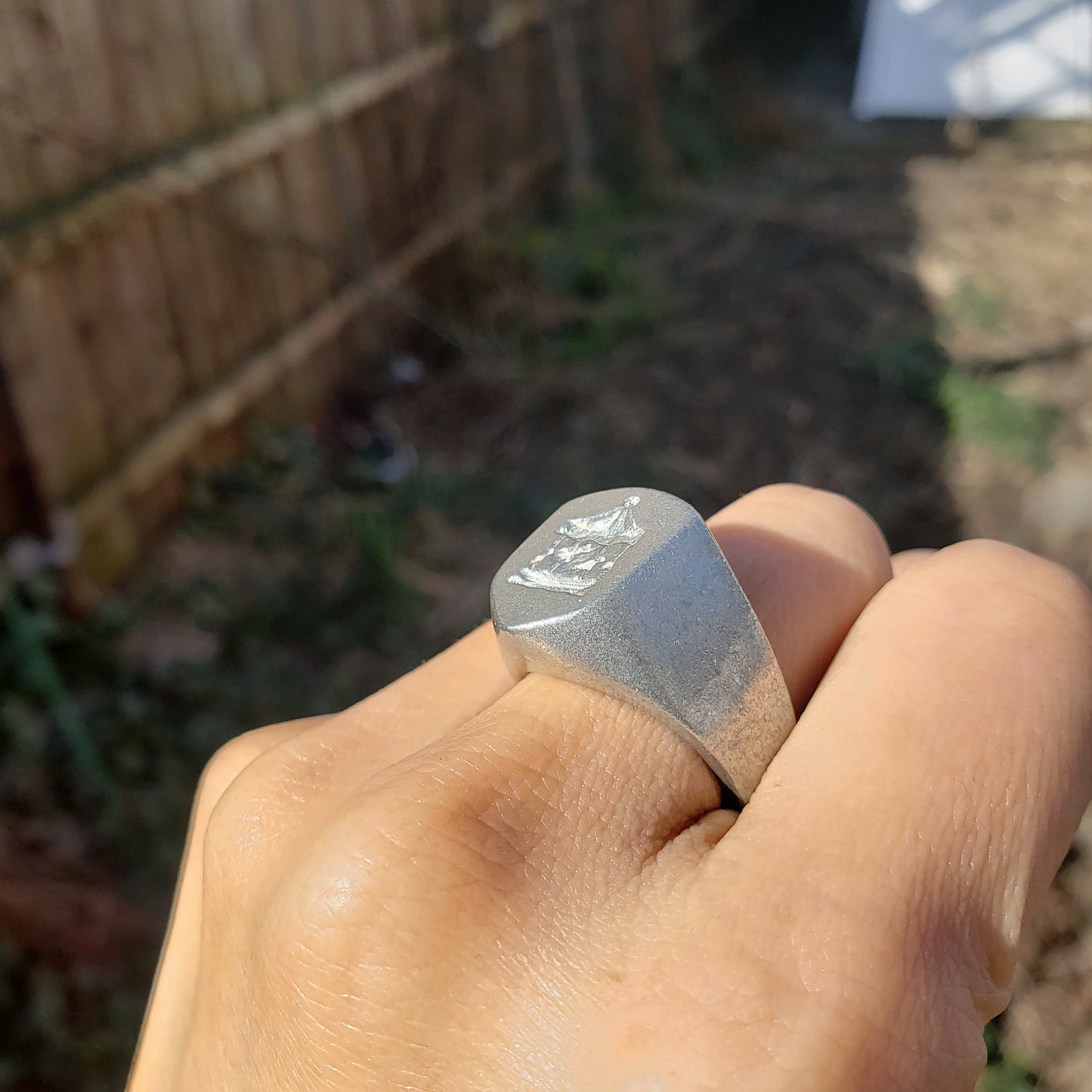 Merry go round wax seal signet ring