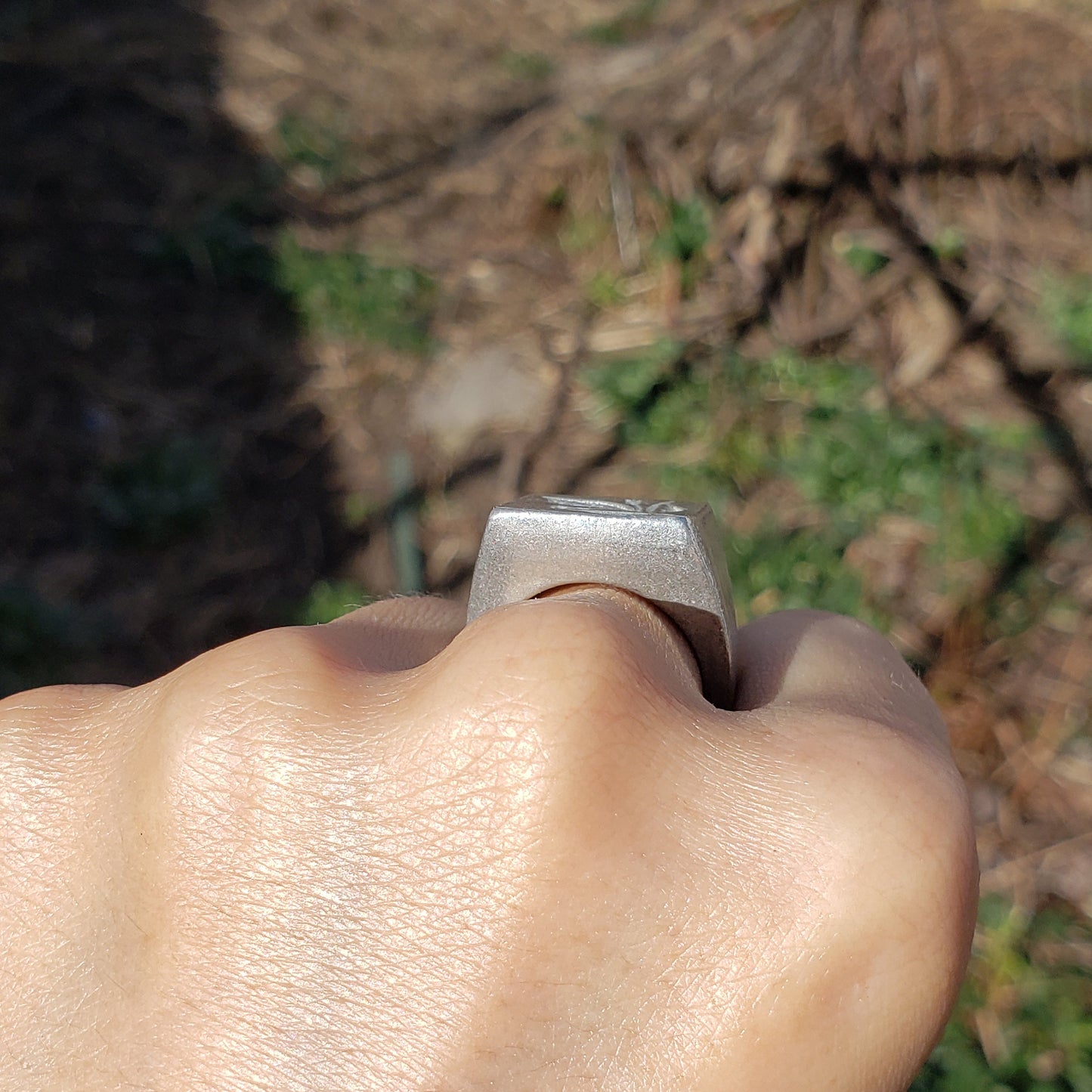 Belladonna wax seal signet ring