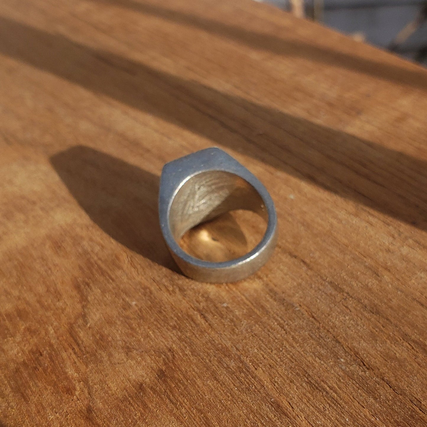 Broom wax seal signet ring