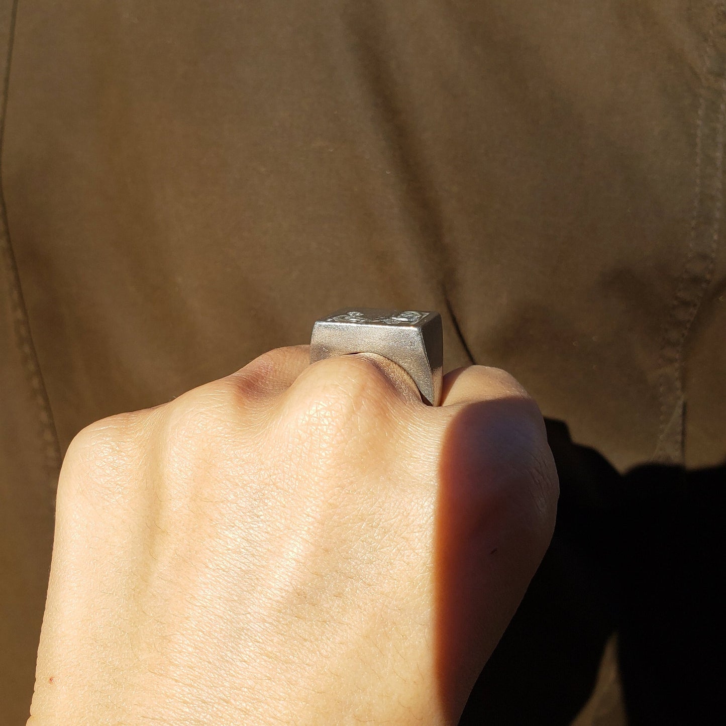 Cinderella wax seal signet ring