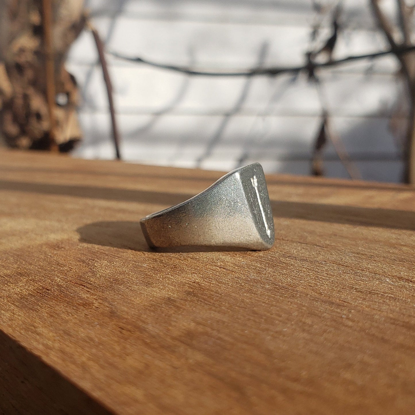 Arrow wax seal signet ring