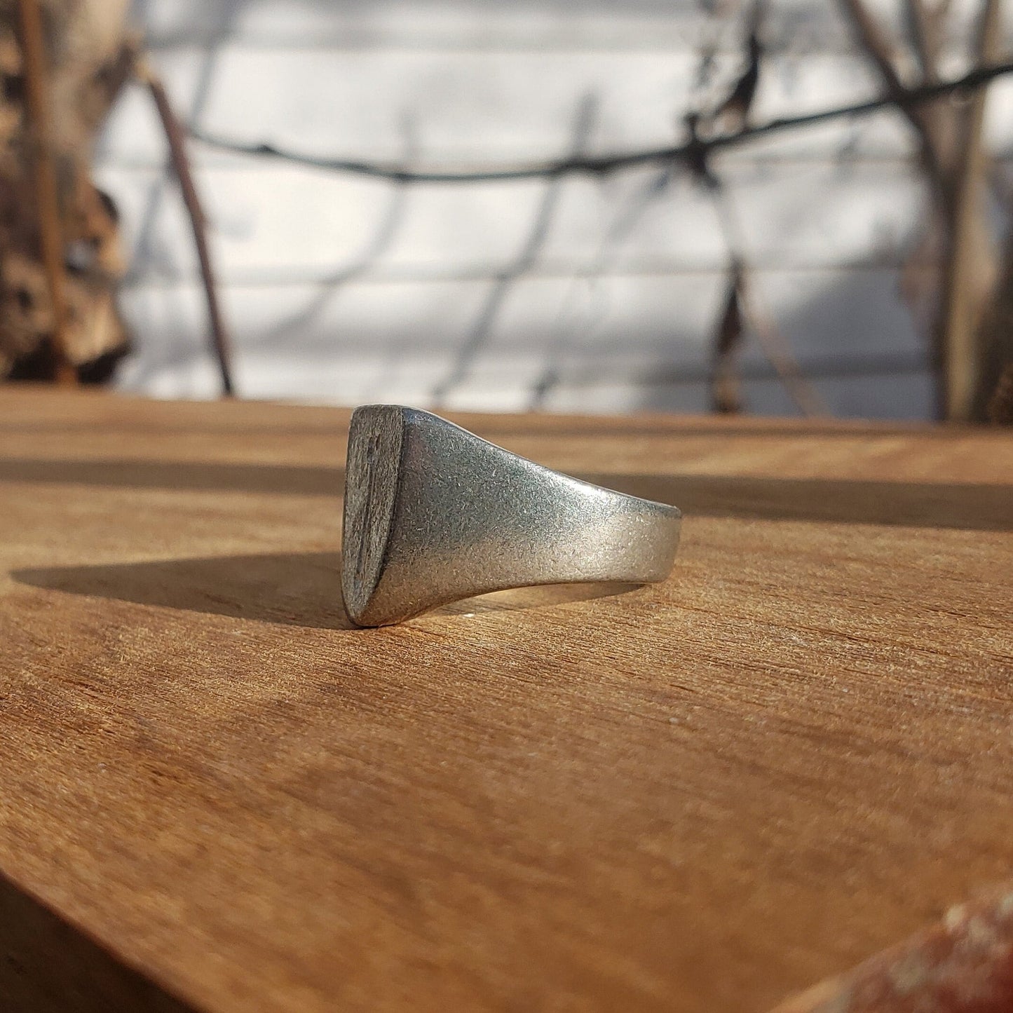 Arrow wax seal signet ring