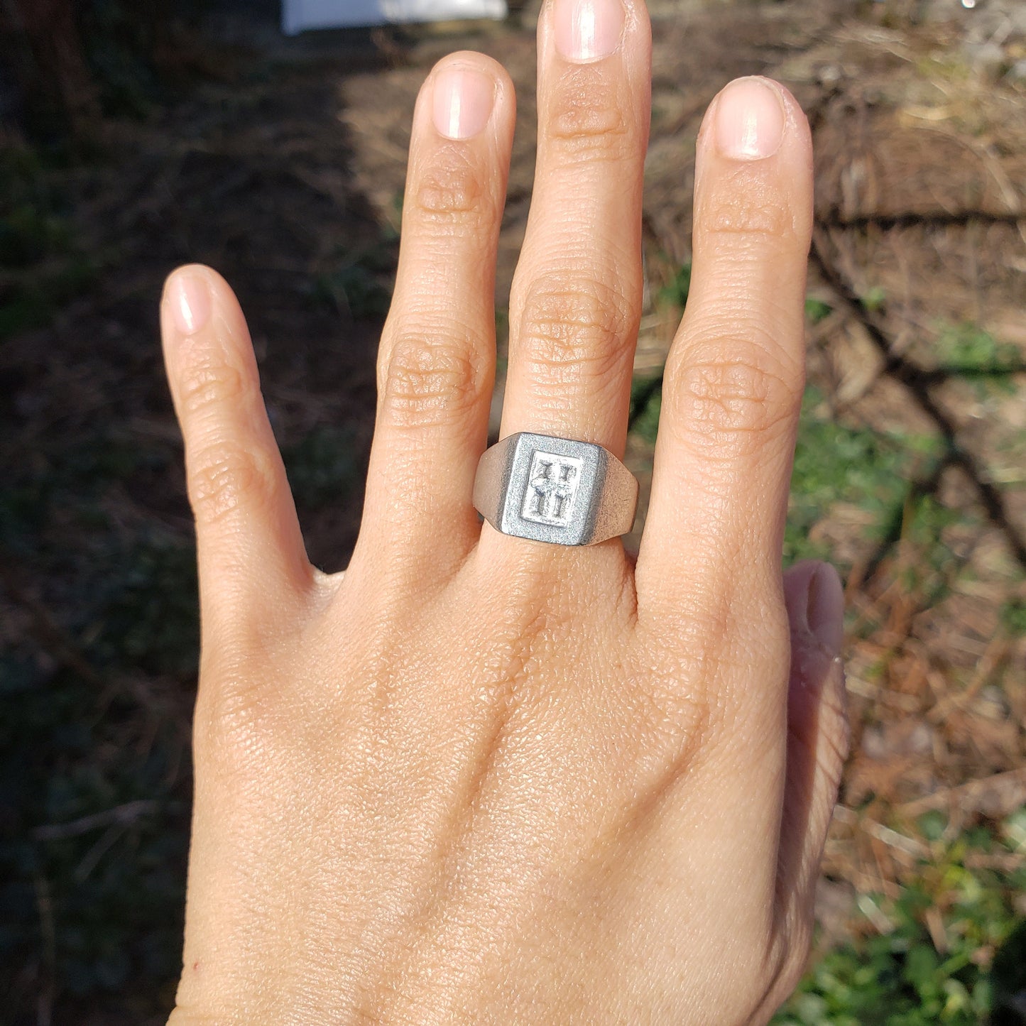 Door wax seal signet ring