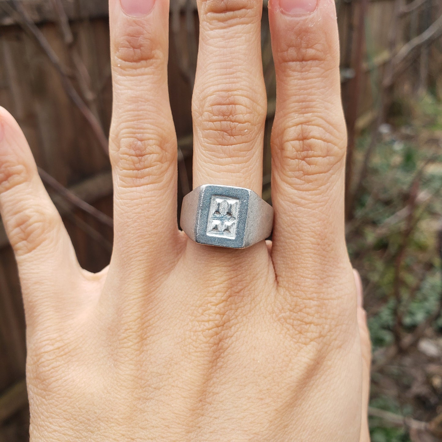 Door wax seal signet ring