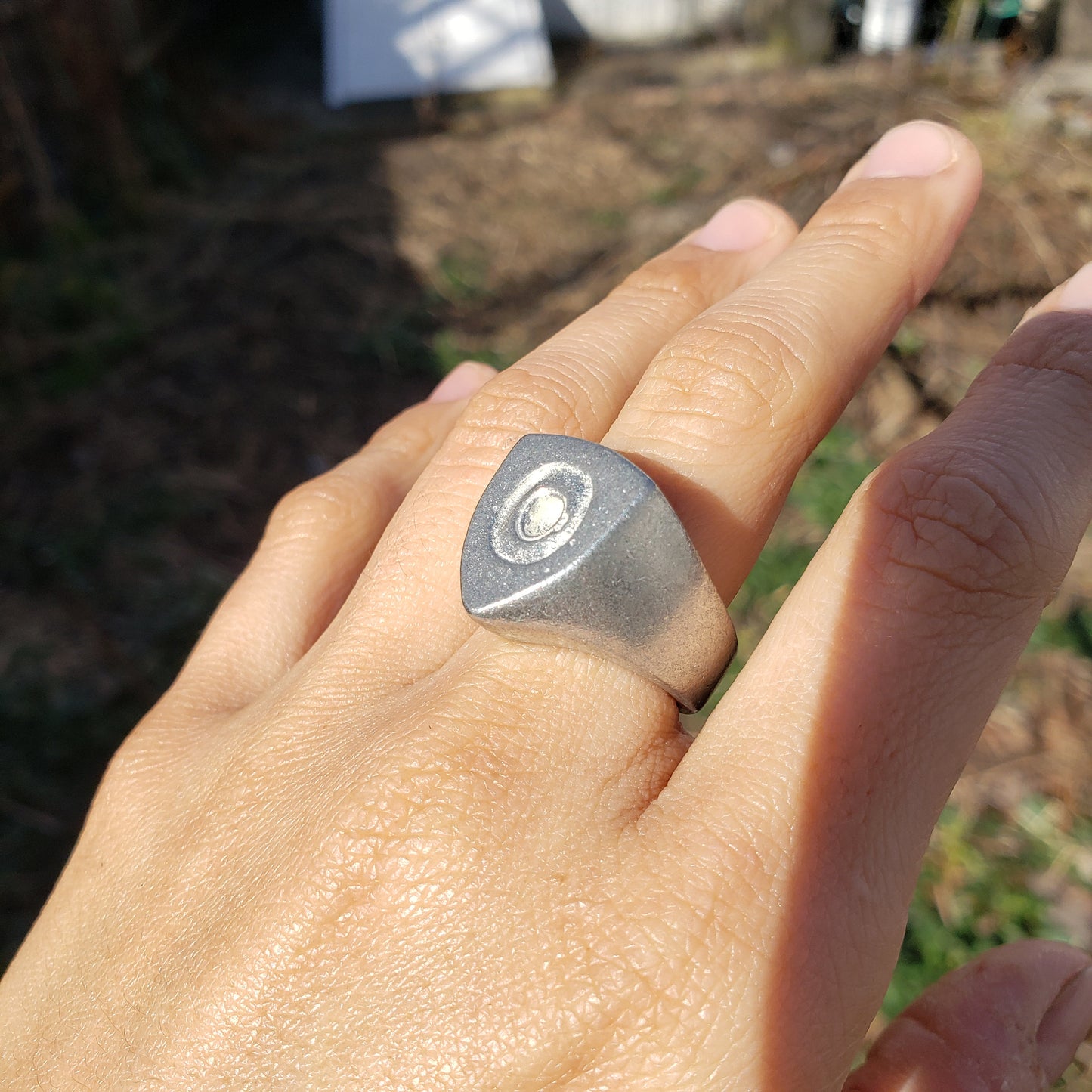 Fedora wax seal signet ring