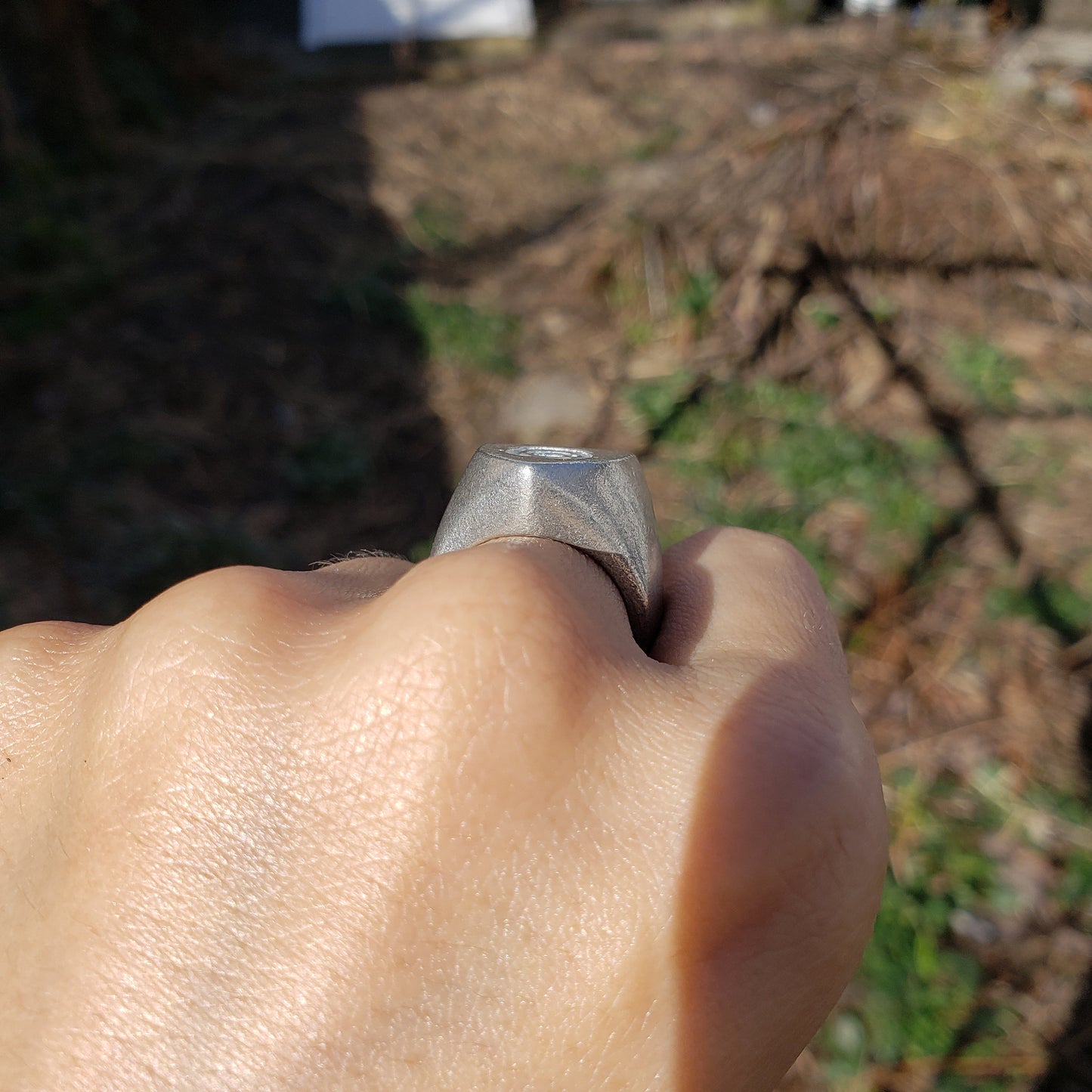 Fedora wax seal signet ring