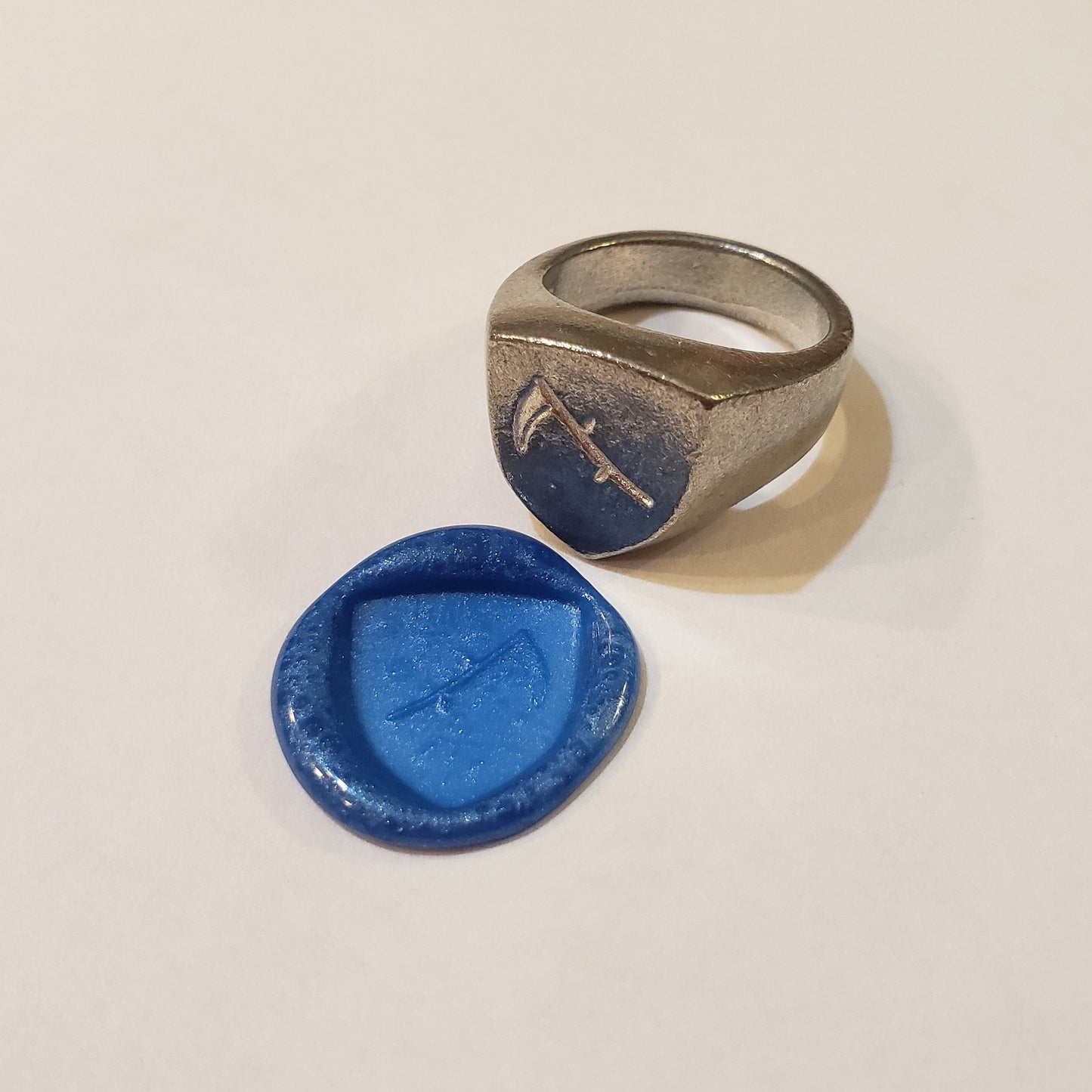 scythe wax seal signet ring