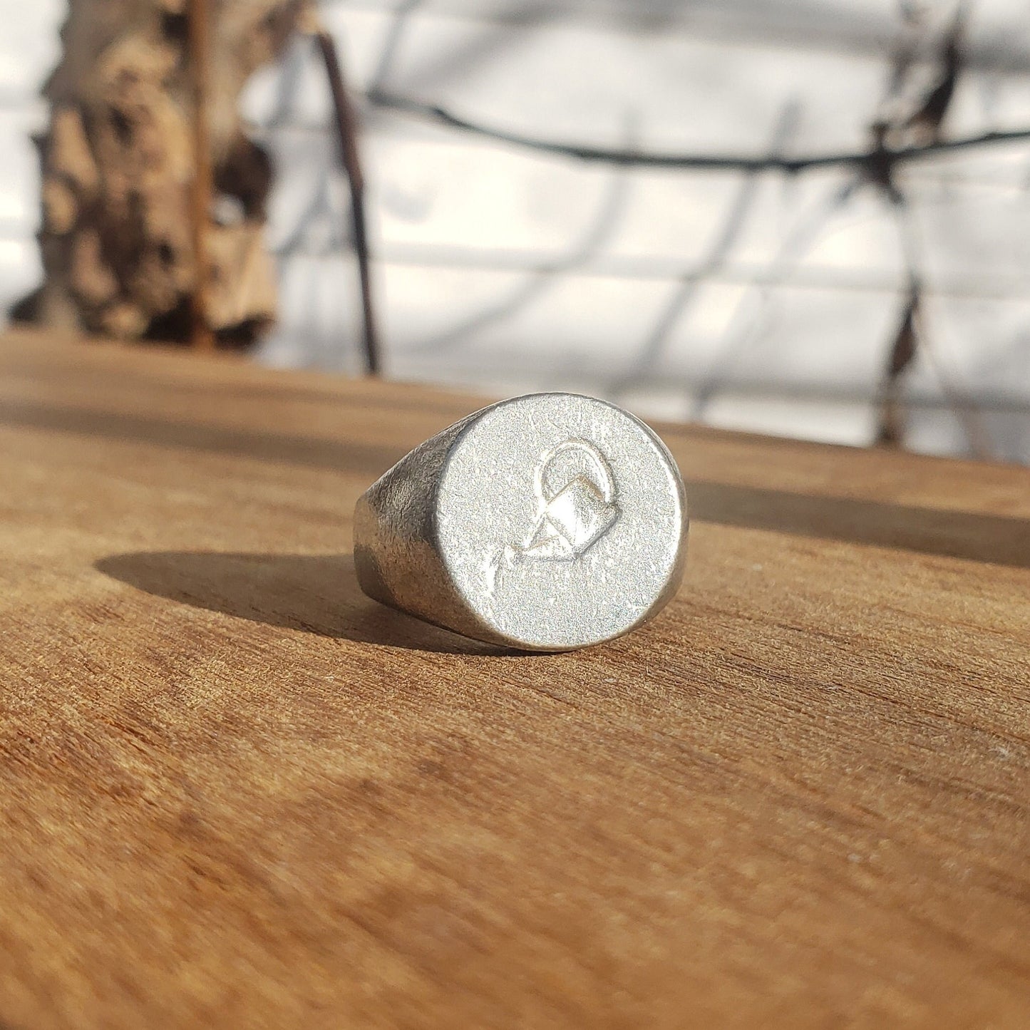 Watering can wax seal signet ring