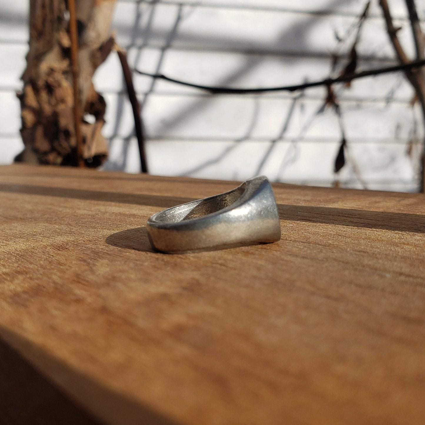 Earth sign wax seal signet ring